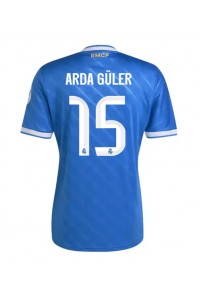 Real Madrid Arda Guler #15 Jalkapallovaatteet Kolmaspaita 2025-26 Lyhythihainen